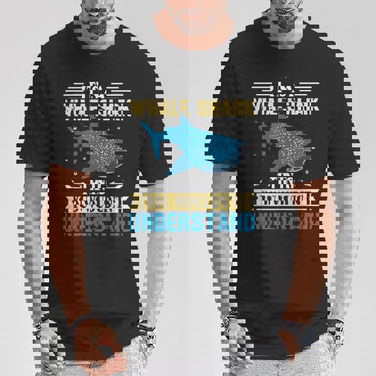 ジンベイザメのことは理解できないジンベイザメです。 Tシャツ 面白い贈り物