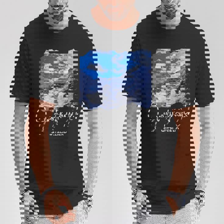 スイス ユングフラウヨッホ お土産 ユングフラウヨッホ Tシャツ 面白い贈り物