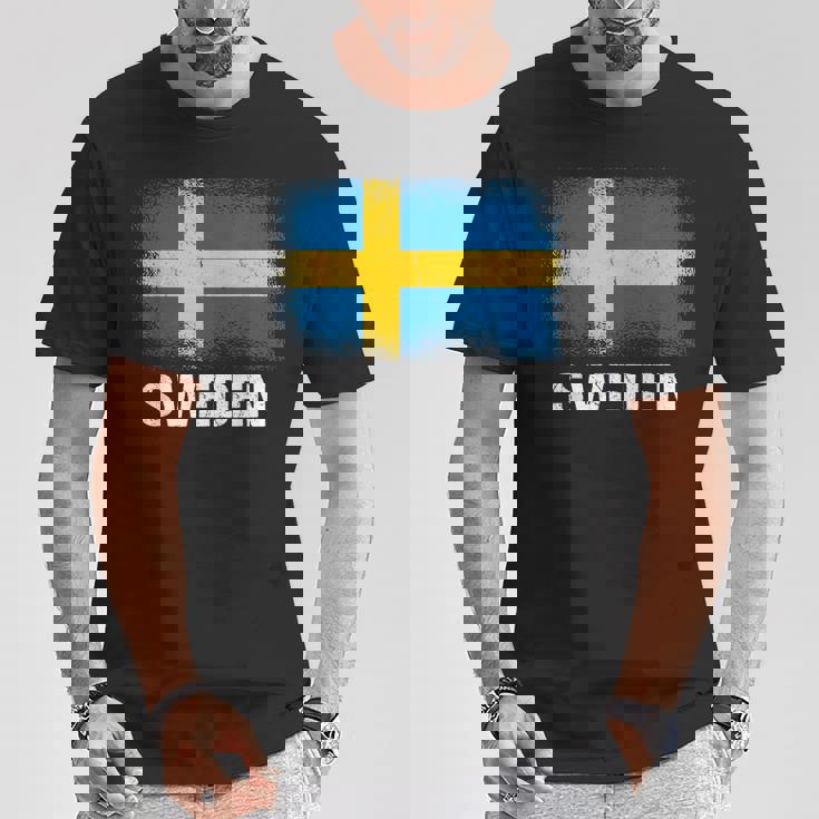 スウェーデン国旗スウェーデン Tシャツ 面白い贈り物