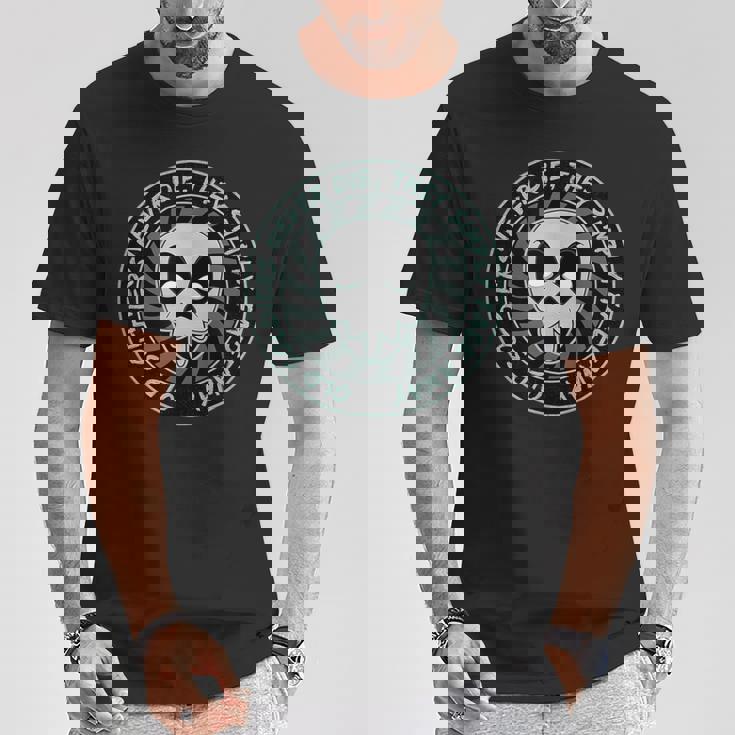 スカル・アンド・デス 老兵は死なず、ただ消え去るのみ Tシャツ 面白い贈り物