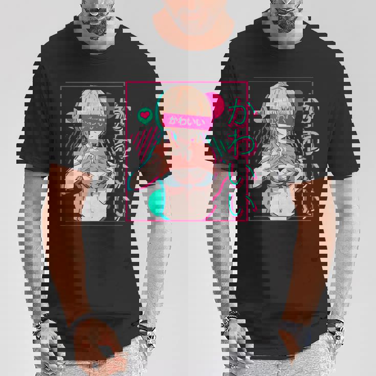 スケベなアニメの女の子 Tシャツ 面白い贈り物