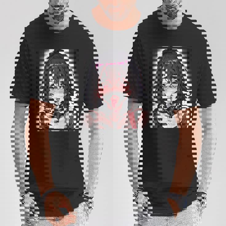 スケベなアニメガール エッチ・ワイフ アニメ 変態 Tシャツ 面白い贈り物