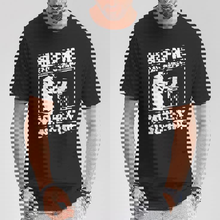 スタックオーバーフローを助ける Tシャツ 面白い贈り物