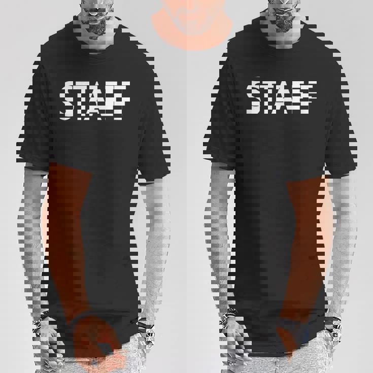 スタッフ 求人 社員 イベント 制服 作業員 クルーチームtaff Worker Job Uniform Tシャツ 面白い贈り物