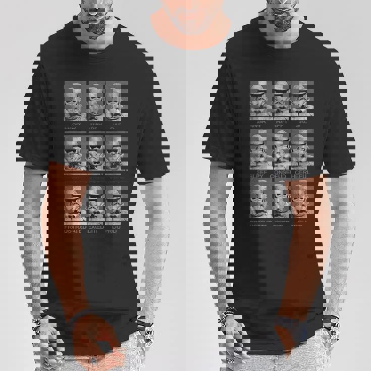 スターウォーズ クラシック ストームトルーパー エモーション ボックスアップ Tシャツ 面白い贈り物