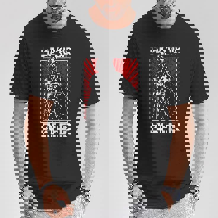 スターウォーズ クラシック 父の日 I Am Your Father 胸ポスター Tシャツ 面白い贈り物