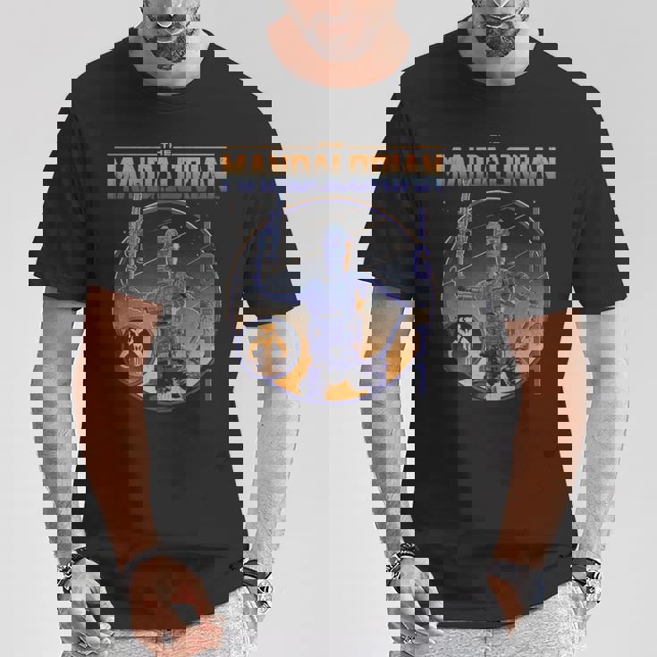 スター・ウォーズ マンダロリアン Ig-11 アイジーイレブン エピックロゴ Tシャツ 面白い贈り物