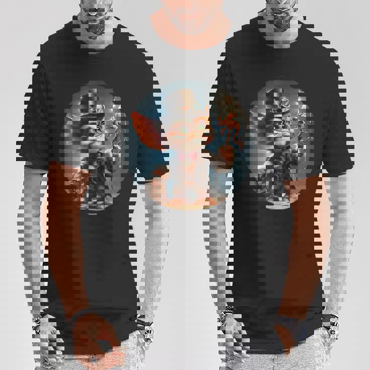 スチームパンク グレムリン クリーチャー マッドサイエンティスト Tシャツ 面白い贈り物