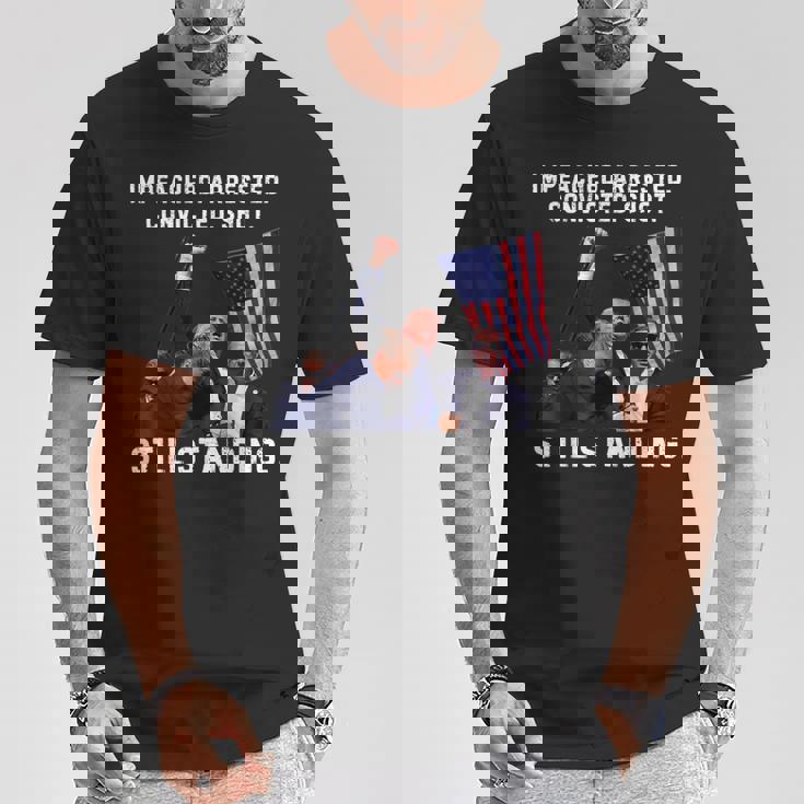 スティル・スタンディング・トランプ 2024 暗殺未遂 Tシャツ 面白い贈り物