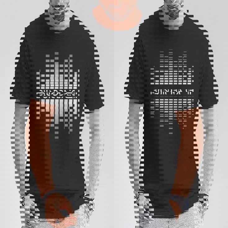 ストリートウェアシャツ黒と白のグラフィック美学 長袖tシャツ Tシャツ 面白い贈り物