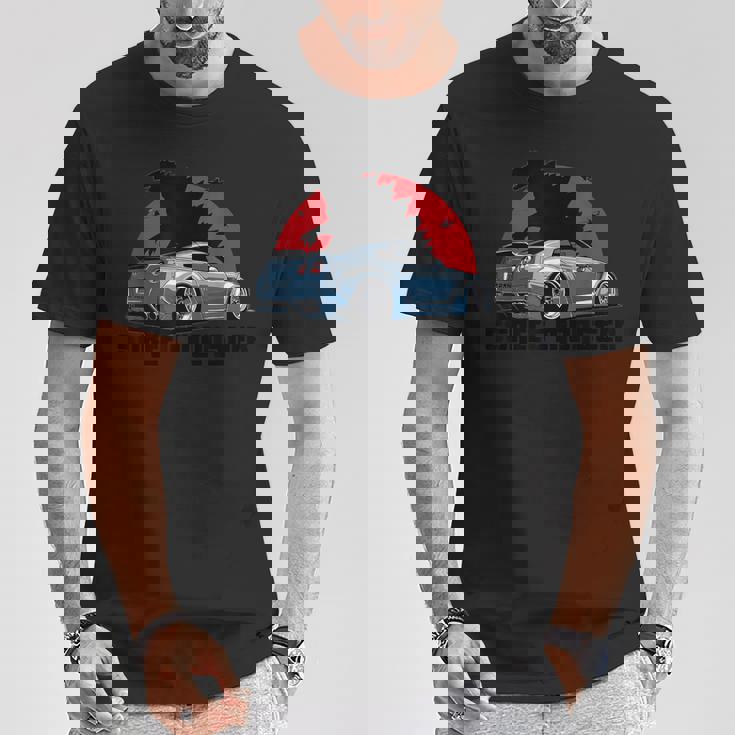 ストリートモンスター、日本の自動車レーシングモータースポーツ Tシャツ 面白い贈り物