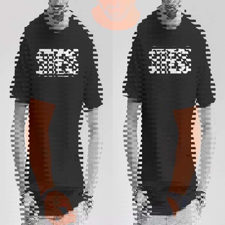 ストレス Tシャツ 面白い贈り物