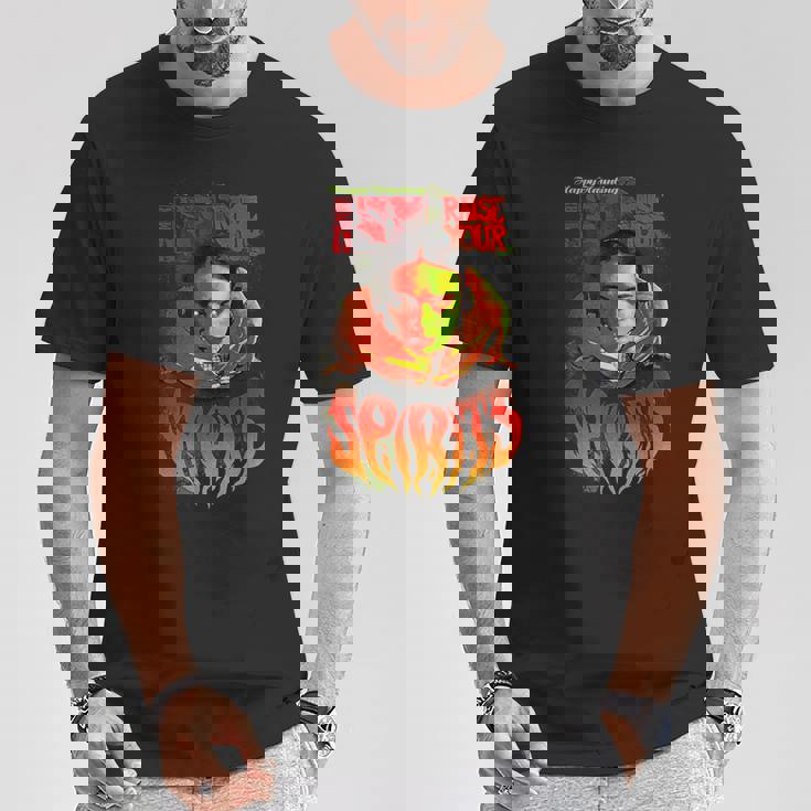 ストレンジャー・シングス 80年代 ハロウィン コミック スリル 魂を上げる Tシャツ 面白い贈り物