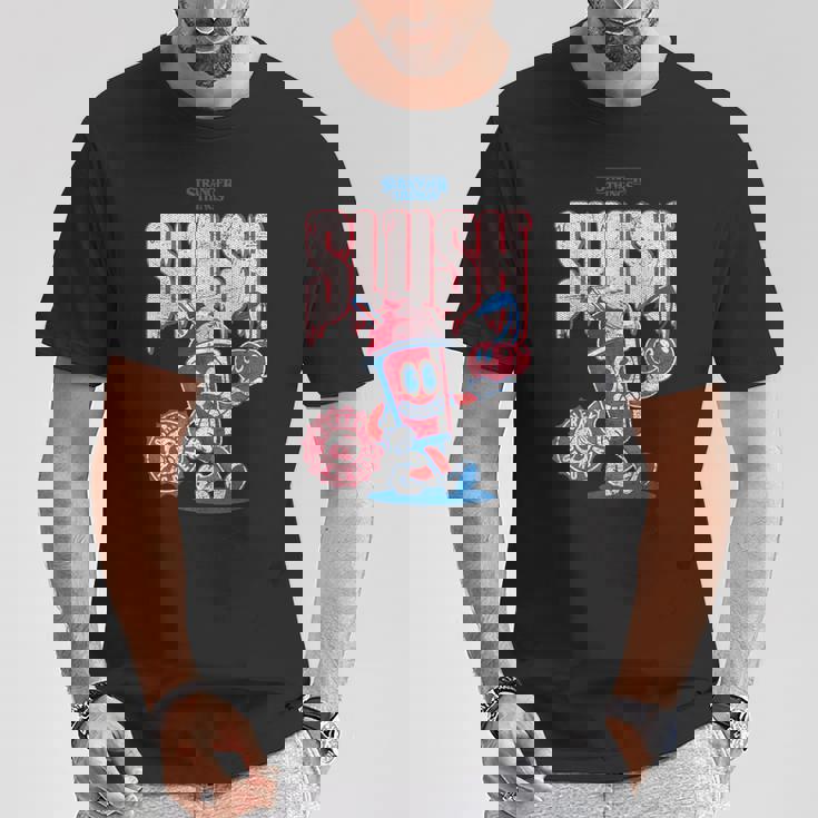 ストレンジャー・シングス スクープ アホイ プロモ スラッシュ チェリー ヴィンテージ 80年代 Tシャツ 面白い贈り物