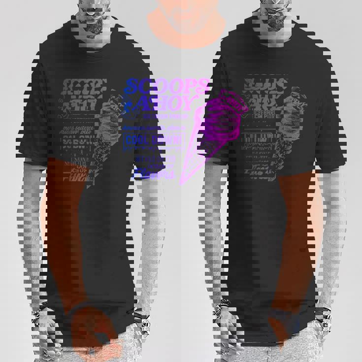 ストレンジャー・シングス ヴィンテージ スクープ アホイ アイスクリーム クールダウン ミーム Tシャツ 面白い贈り物