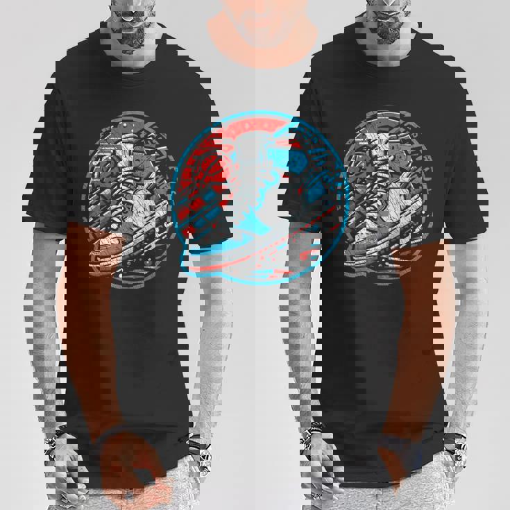 スニーカーヘッドバスケットボールファン Tシャツ 面白い贈り物