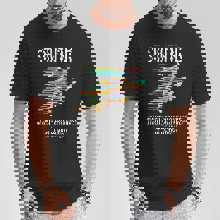 スプリント 短距離 趣味 陸上競技 スキルアップ Tシャツ 面白い贈り物