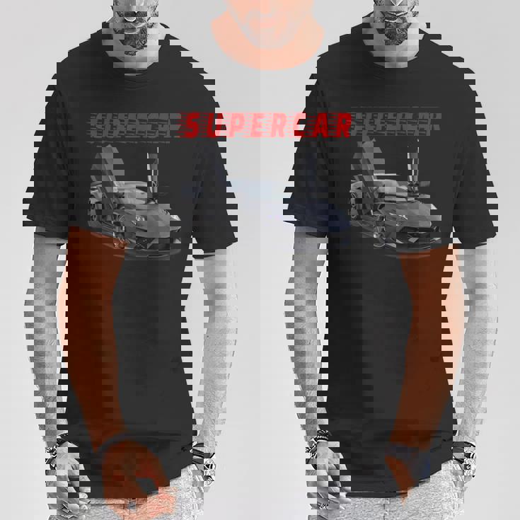 スポーツカーファンに最適なスーtシャツ。 Tシャツ 面白い贈り物