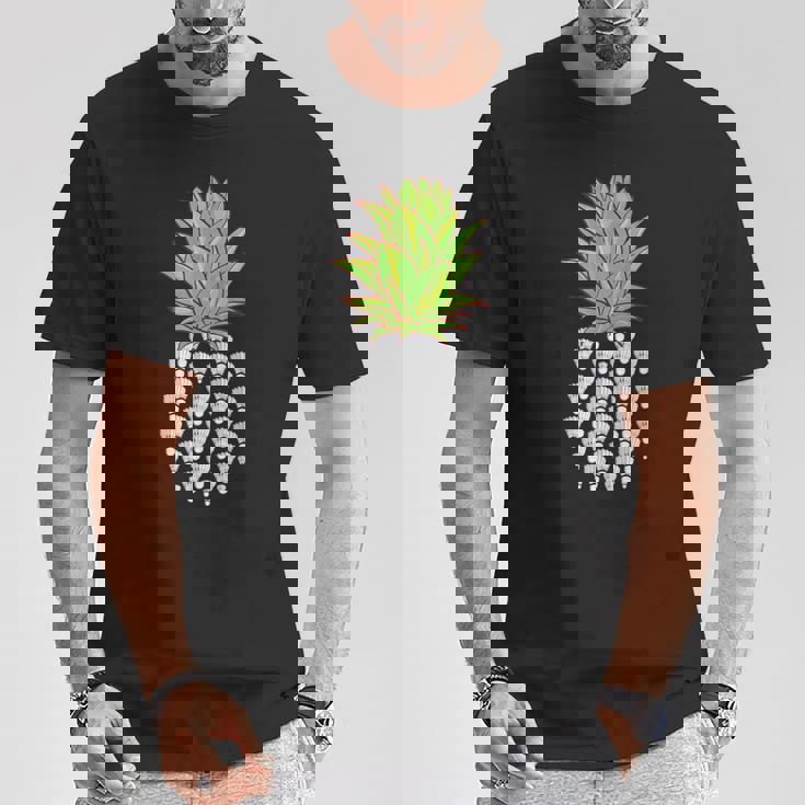 スポーツシャツ 面白いパイナップルデザイン ヴィンテージ バドミントン Tシャツ 面白い贈り物