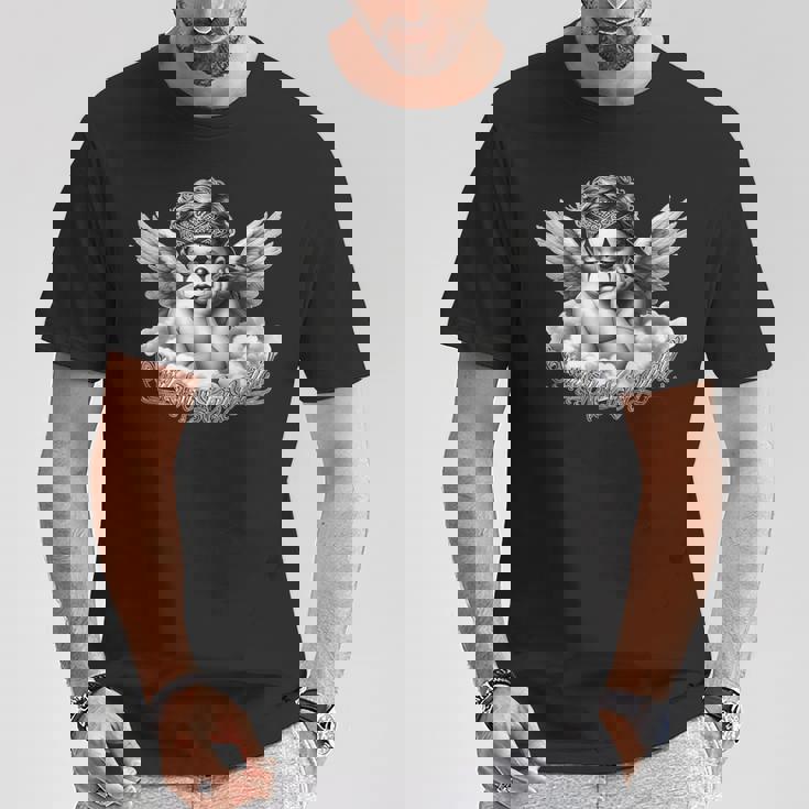 スマイルは後で泣いてエンジェルチョロチョーラタトゥーチカノsmile Now Cry Later Tシャツ 面白い贈り物