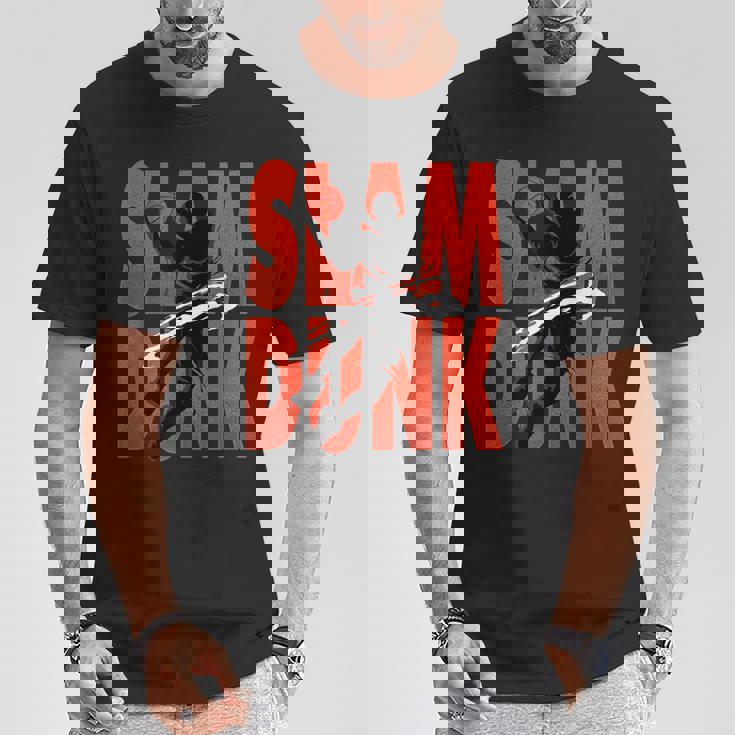 スラムダンク バスケットボール選手 フープスコーチ Tシャツ 面白い贈り物