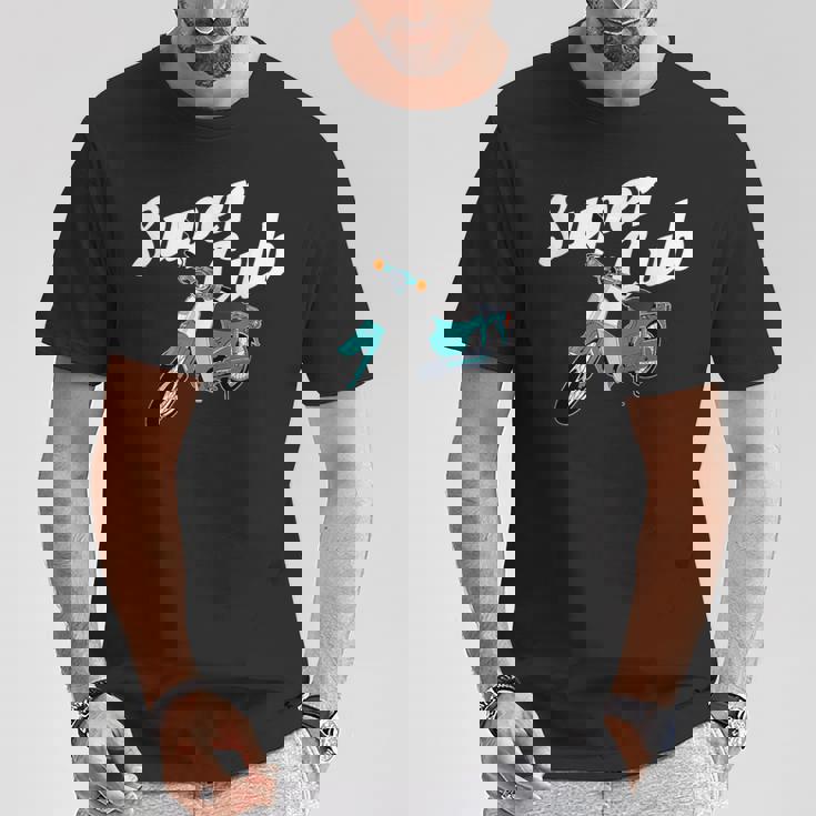 スーパーカブ 50 110 125 バイク ミニ モト スクーター カスタム 原付 二種 Tシャツ 面白い贈り物