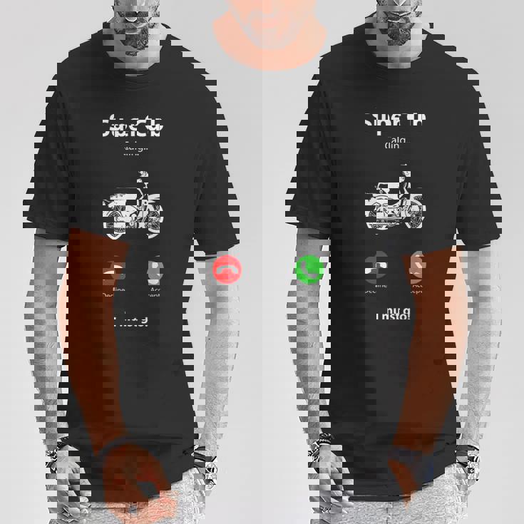 スーパーカブc100 原付バイク レトロジャパン Tシャツ 面白い贈り物