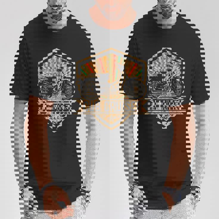 スーパーカブクルーザー C100 原付バイク レトロジャパン Tシャツ 面白い贈り物