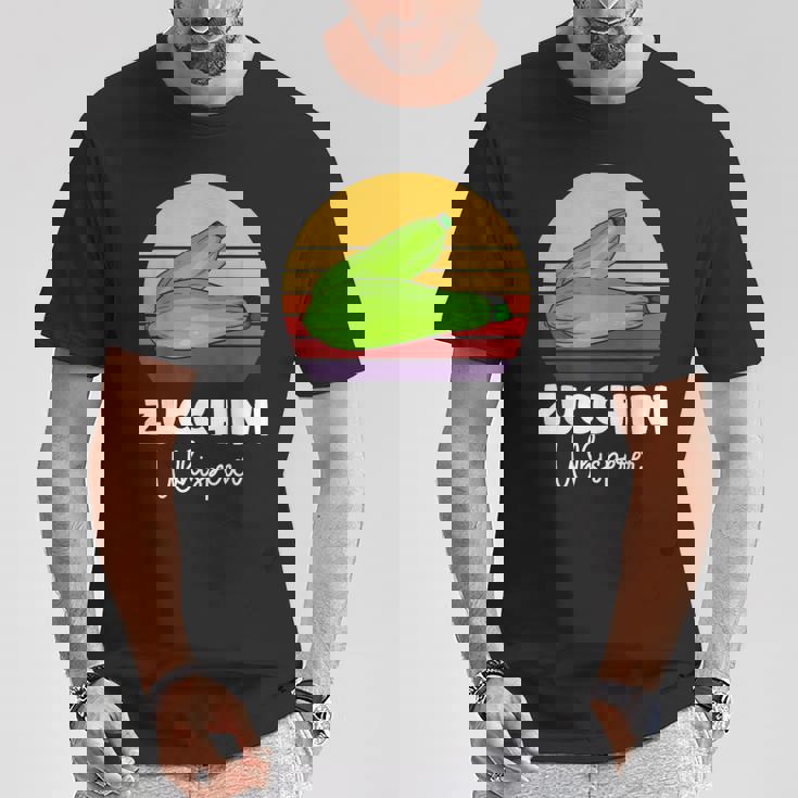 ズッキーニ愛好家 ビーガン ベジタリアン野菜ズッキーニ Tシャツ 面白い贈り物