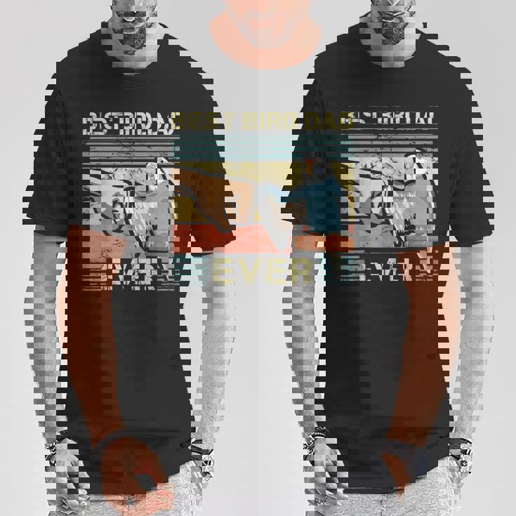 セキセイダッド 鳥好き 父 動物愛好家 鳥の男 Tシャツ 面白い贈り物