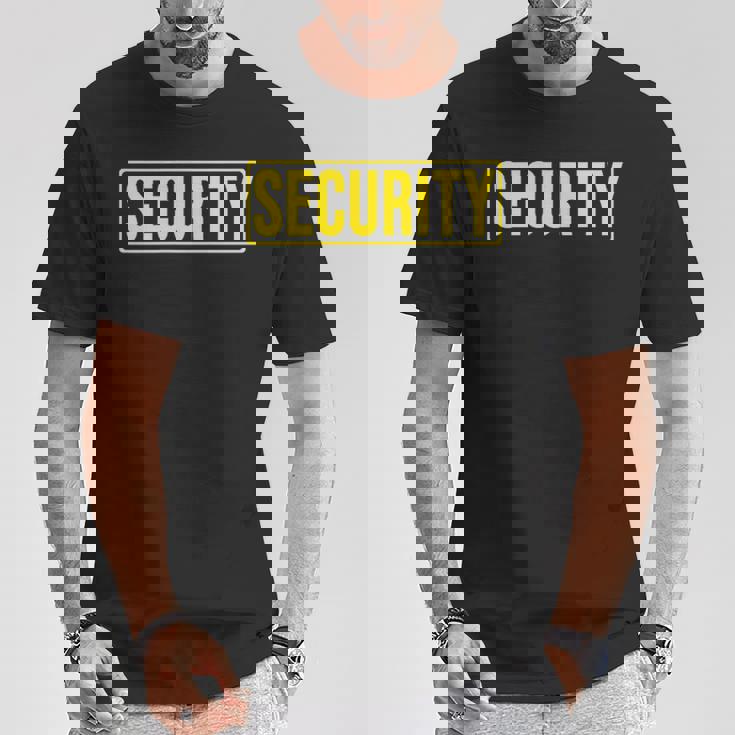 セキュリティ イベント スタッフ紛失防止ガード 保護 Tシャツ 面白い贈り物