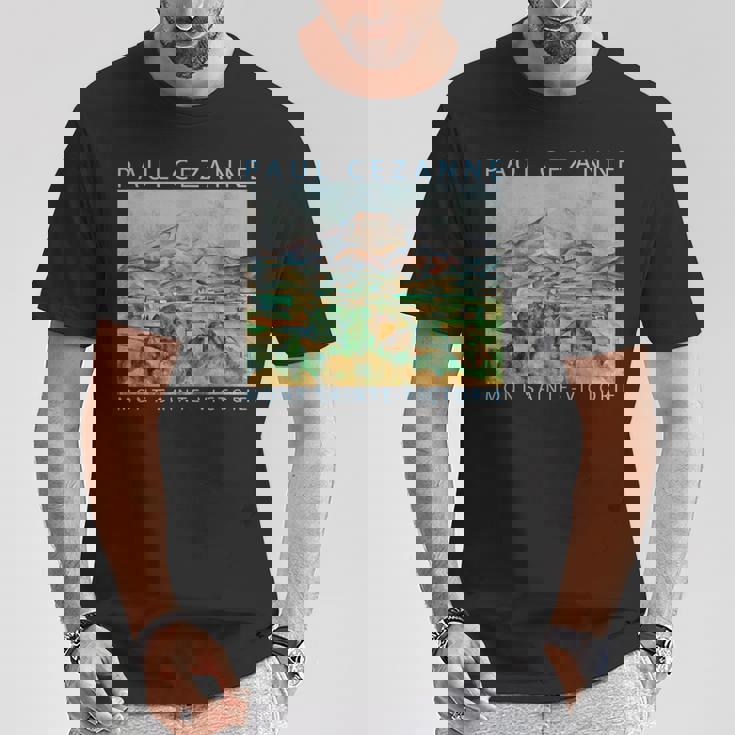 セザンヌ 面白いtシャツ アート 印象派 絵画 メンズ レディース 面白い 服 美術 油彩画 Tシャツ 面白い贈り物