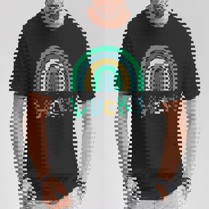 セント・パッツ・ラッキー・レインボー Tシャツ 面白い贈り物