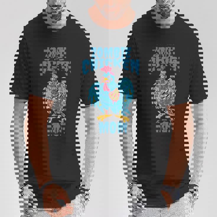 ゾンビ アンデッド 面白い 雄鶏 ハロウィン ゾンビ チキン ママ Tシャツ 面白い贈り物