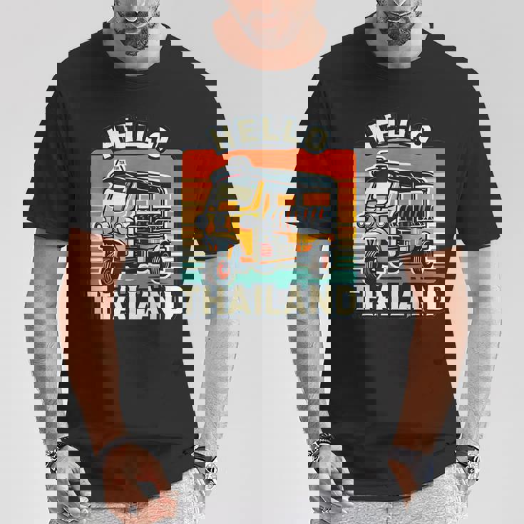 タイのお土産 旅行ギフト ホリデー タイのデザイン Tシャツ 面白い贈り物