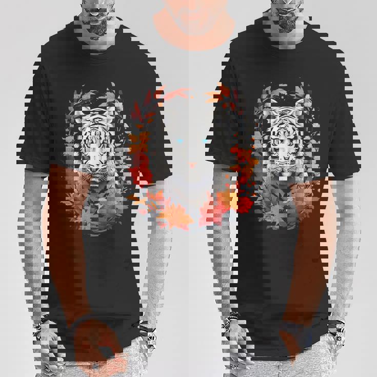 タイガー 動物 グラフィックアート トラ Tシャツ 面白い贈り物