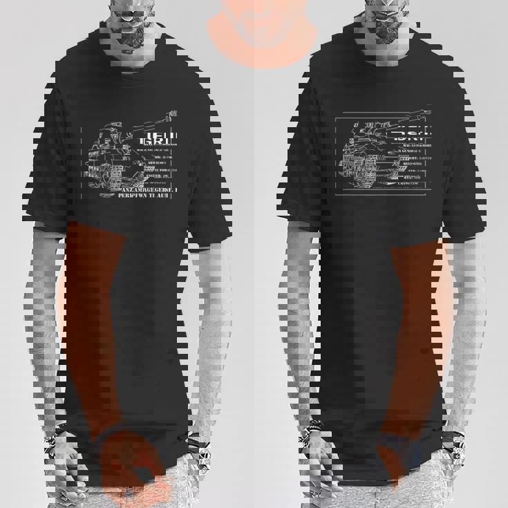 タイガーii Ww2ドイツ戦車の設計図 Tシャツ 面白い贈り物