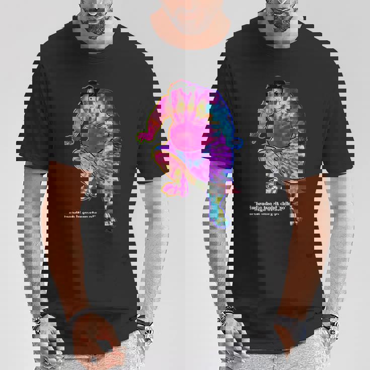 タイダイ染めお相撲t Tシャツ 面白い贈り物