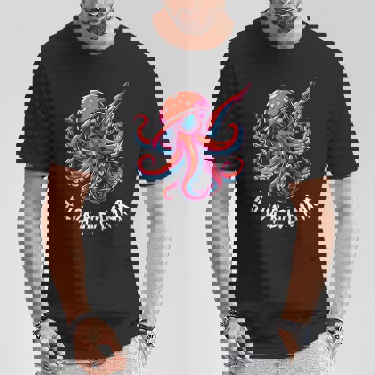 タコ、サングラスタコ動物、エルダブデルマール Tシャツ 面白い贈り物