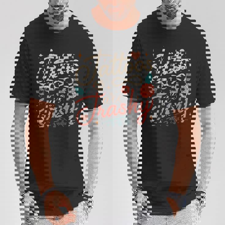 タトゥーはくだらないからダブルスタンダードなの Tシャツ 面白い贈り物