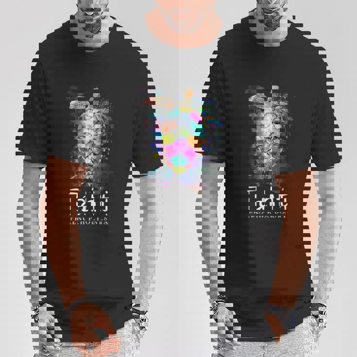 タヒチ フランス領ポリネシア タヒチ Tシャツ 面白い贈り物