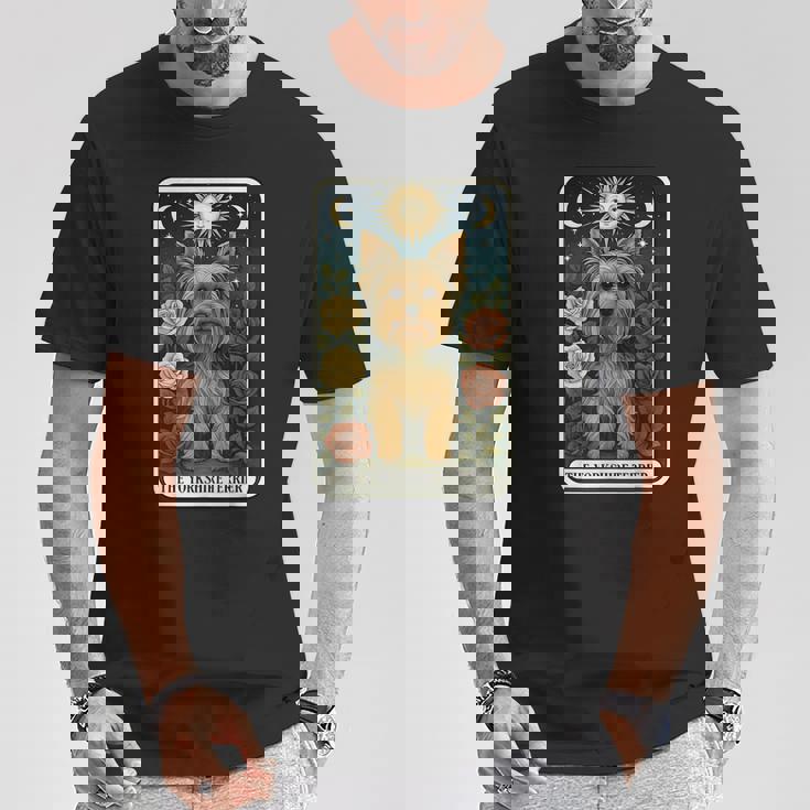 タロットヨークシャーテリア Tシャツ 面白い贈り物