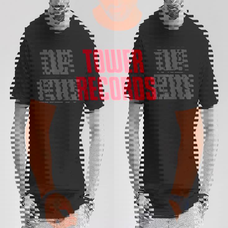 タワーレコード レトロヴィンテージミュージック Tシャツ 面白い贈り物