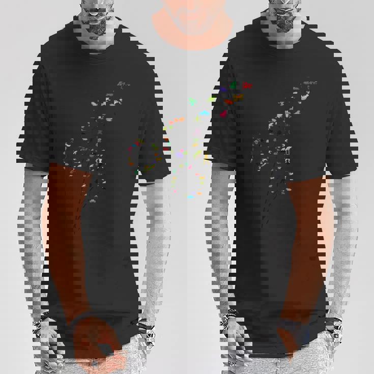 タンポポのカエルの花、花のカエルの木 Tシャツ 面白い贈り物