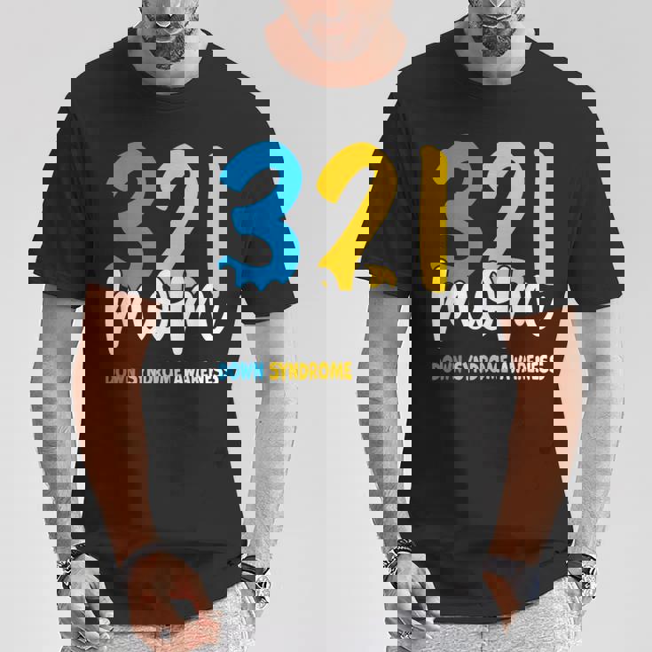 ダウン症啓発 誇り高きトリソミー 21ママダウン症 Tシャツ 面白い贈り物