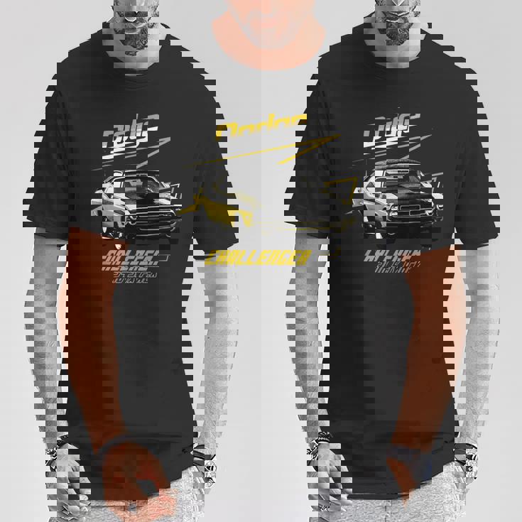 ダッジ チャレンジャー 340 6個パック Tシャツ 面白い贈り物