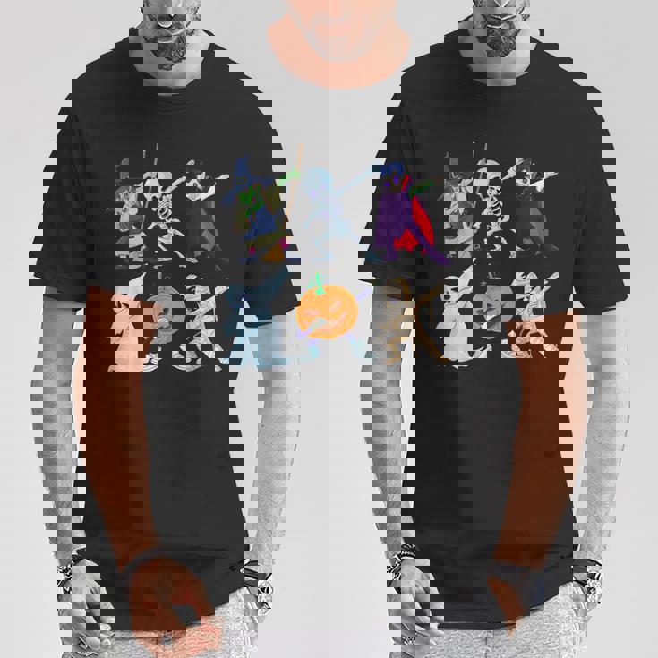 ダビングハロウィン骨格の魔女ヴァンパイアゴーストモンスター Tシャツ 面白い贈り物