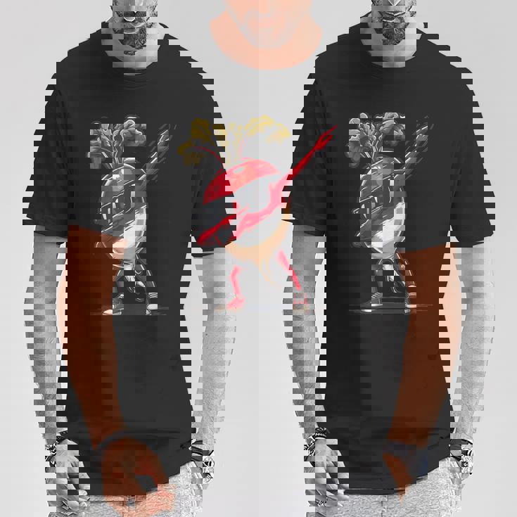 ダブ 大根 踊る 大根 野菜 Tシャツ 面白い贈り物