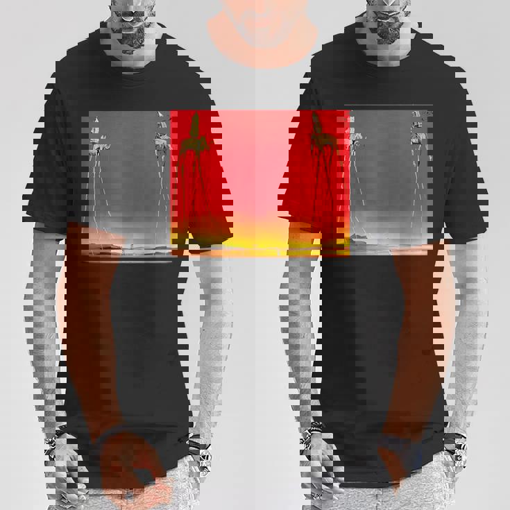 ダリ作 象 Tシャツ 面白い贈り物