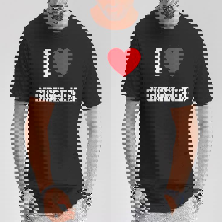 チキンレッグが大好き Tシャツ 面白い贈り物